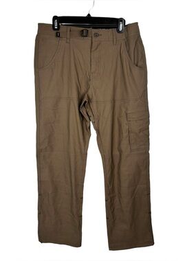 PrAna Stretch Zion Pant II Pants Mens 32x30 Slate Green Hiking Cargo Travel NWT